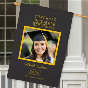 Graduation Photo Flag