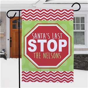 Santa Garden Flag | Personalized Christmas Flags