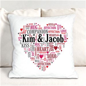 Couples Love Throw Pillow | Romantic Home