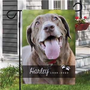 Pet Photo Memorial Garden Flag | Personalized Garden Flags