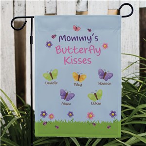 Butterfly Personalized Garden Flag | Custom Gifts For Mom