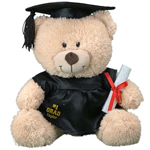 Personalalized Number One Grad Teddy Bear | Graduation Bear