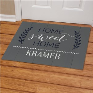 Home Sweet Home Personalized Doormat | Personalized Welcome Mat