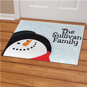 Let It Snow Personalized Welcome Doormat | Personalized Christmas Doormats