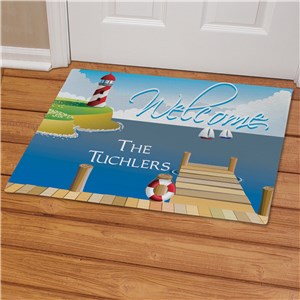 Lighthouse Personalized Doormat | Personalized Doormats