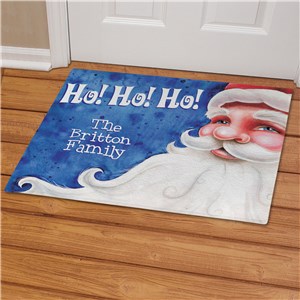 Personalized Santa Welcome Doormat | Personalized Christmas Doormats