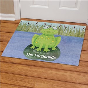 Personalized Welcome to Our Pad Doormat | Personalized Doormats