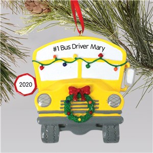 Bus Driver Ornament | Personalized Bus Driver Ornament