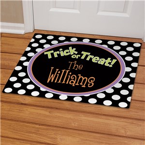 Personalized Pumpkin Welcome Doormat 83130017