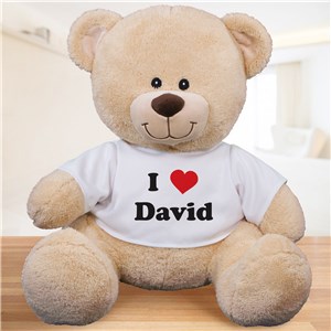 Personalized I Love You Teddy Bear | Valentine Day Teddy Bears