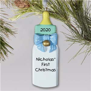 Personalized Baby's First Christmas Ornament for Baby Boy | Baby's First Christmas Ornaments