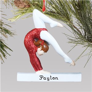 Personalized Gymnast Ornament | Personalized Gymnastics Ornament