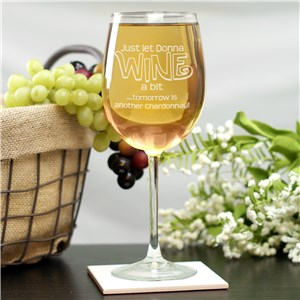 Engraved Wine Glass | Personalized Wine Glasses