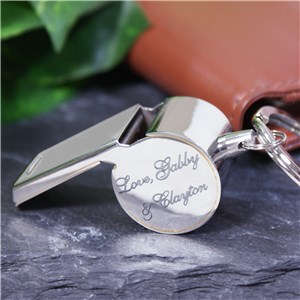 Engraved Stainless Steel Whistle | Personalized Father's Day Gifts