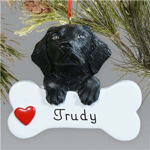 Personalized Black Lab Ornament | Personalized Pet Ornaments