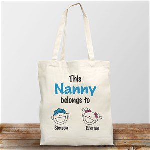 Personalized Belongs to Tote Bag 863112X