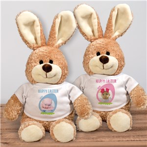 Personalized Happy Easter Photo Bunny | Easter Photo Gifts