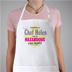 Chef Hazardous Apron | Personalized Aprons