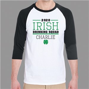 St. Patrick's Day Baseball Shirts | Personalized Raglan Shirts