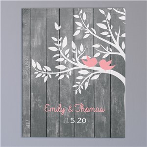 Personalized Love Birds Canvas | Canvas Prints