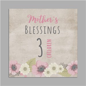 Personalized Wall Canvas for Her | Grandma Gifts