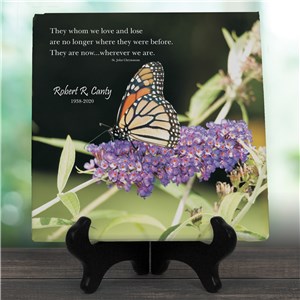 Wherever We Are Personalized Memorial Photo Wall Canvas | Memorial Gifts