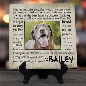 Til' the End Pet Memorial Wall Canvas