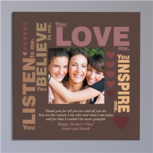 Personalized Mother's Inspiration Photo Canvas | Personalized Photo Canvas