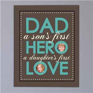 Dad Photo Canvas | Personalized Father's Day Gifts