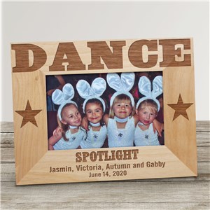 Dance Wood Picture Frame | Personalized Wood Picture Frames