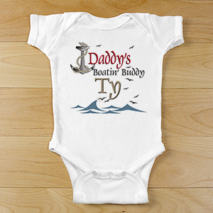 Boatin' Buddy Infant Apparel | Personalized Baby Outfit