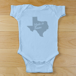 Made In Personalized Infant Bodysuit | Personalized Baby Onesies