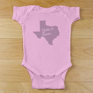 Made In State Personalized Infant Bodysuit | Unique Baby Gifts