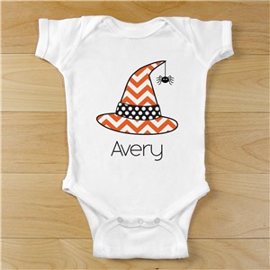 Personalized Little Witch Infant Apparel | Halloween Shirts For Kids