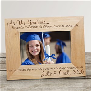 Engraved Grad Friends Picture Frame | Personalized Graduation Picture Frames