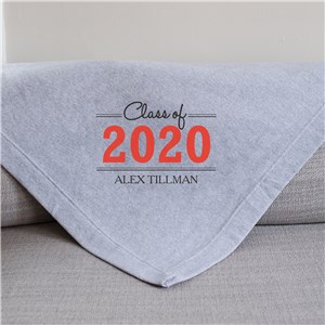 Personalized Graduation Fleece Blanket | Personalized Blankets