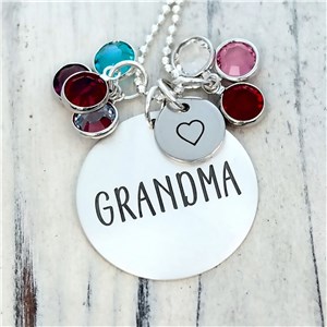 Personalized Any Name Hand Stamped Necklace | Personalized Mom Jewelry