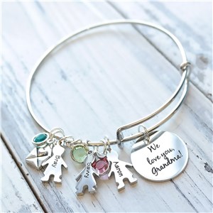 Personalized Kids Wire Bracelet | Personalized Jewelry