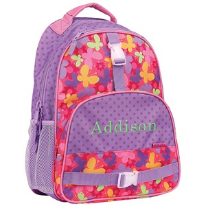 Embroidered Girls Butterfly Backpack | Personalized Kids Backpacks