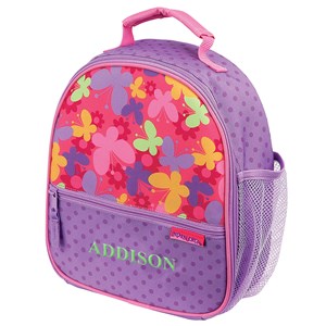 Embroidered Girls Butterfly Lunch Box | Personalized Lunch Boxes