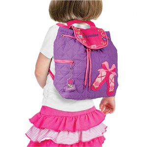 Embroidered Backpack for Girls | Personalized Ballet Bag