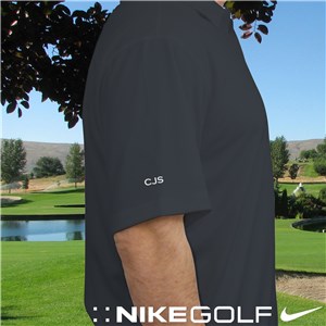 Personalized Nike Dri-Fit Dark Gray Polo Shirt | Personalized Grandpa Gifts