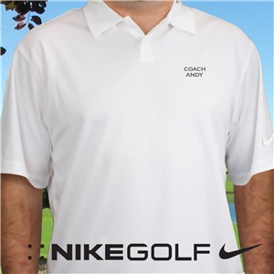 Embroidered Name Nike Dri-FIT Golf Polo | Personalized Nike Golf Shirts