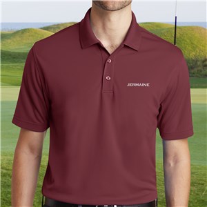 Personalized Port Authority Burgundy Polo Shirt | Personalized Polo Shirt