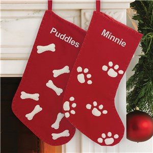 Personalized Pet Stocking | Embroidered Christmas Stockings for Pets