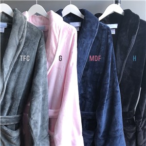 Personalized Fleece Robes | Embroidered Microfleece Robe