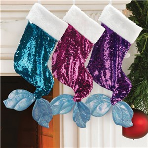 Reversible Sequin Mermaid Stocking E15839419X