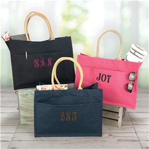 Monogrammed Tote Bag | Personalized Tote Bag