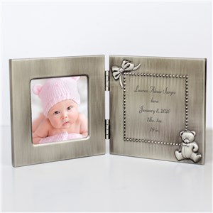 New Baby Silver Photo Frame | Baby Frames