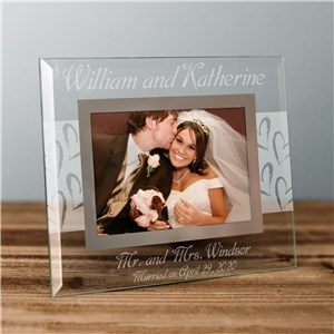 Mr. and Mrs. Wedding Picture Frame | Personalized Picture Frames